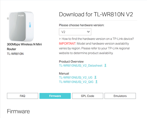 TL-WR810N Router