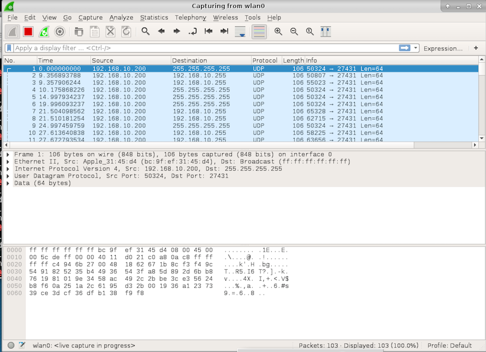 Kankun Wireshark Capture