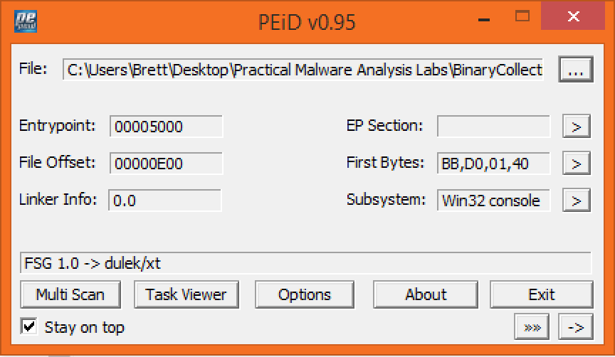 Lab01-03.exe PEid